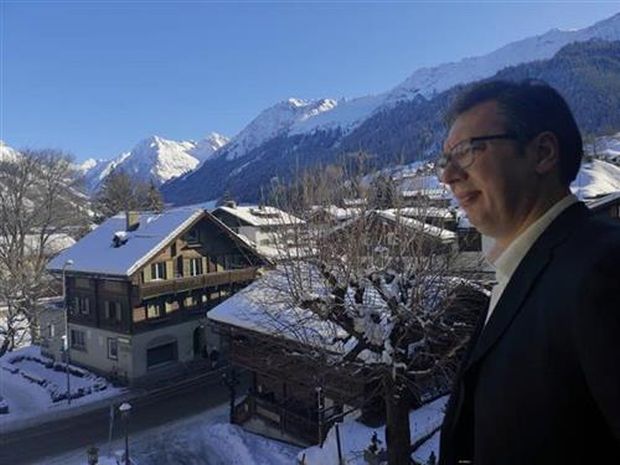 Вучић у Давосу: Шесту годину боримо се за бољу позицију Србије